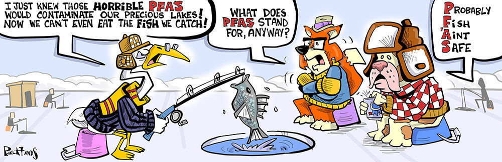 Ice fishing for PFAS